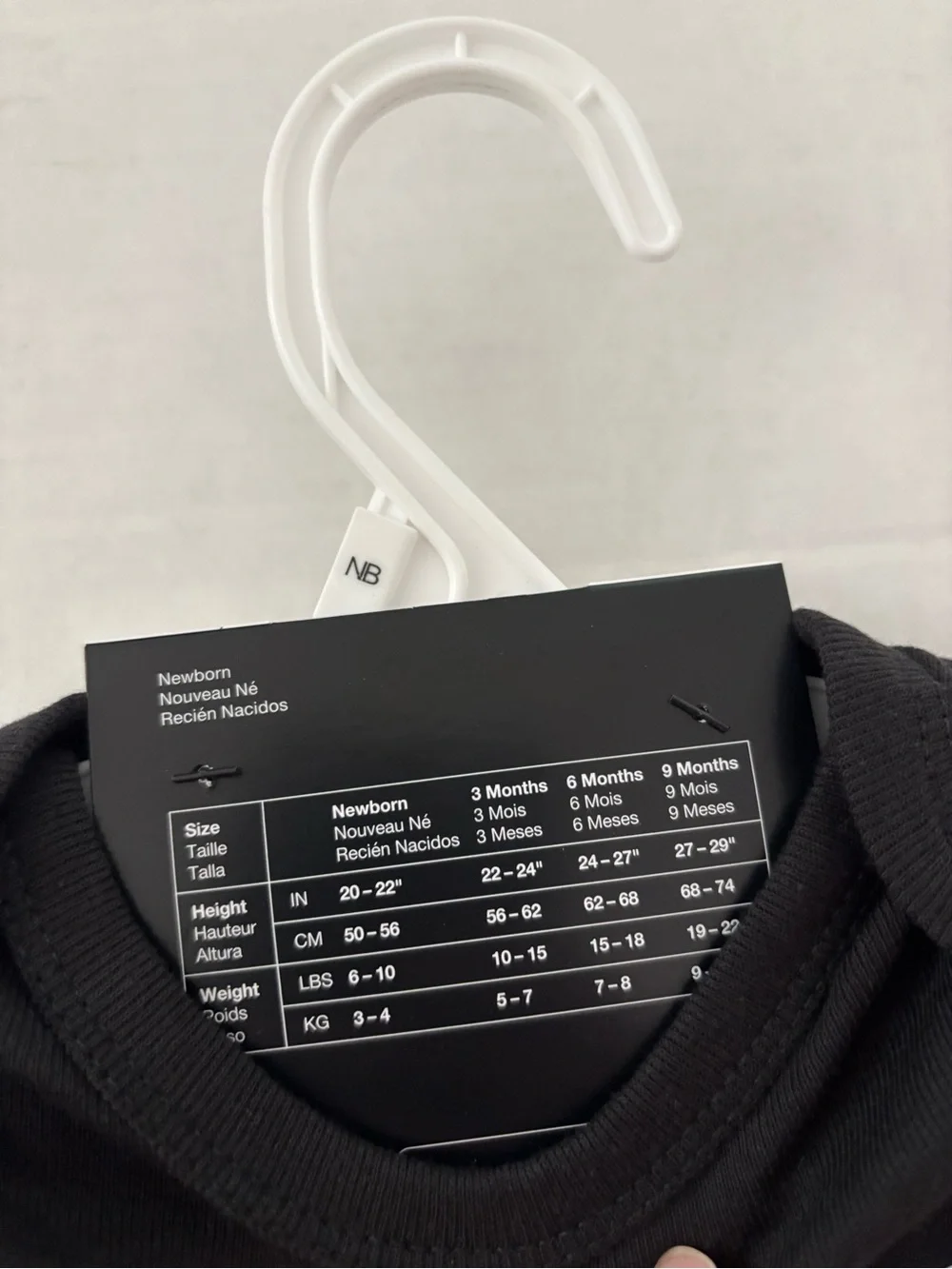 New! Nike newborn infant bodysuit size 12 months black